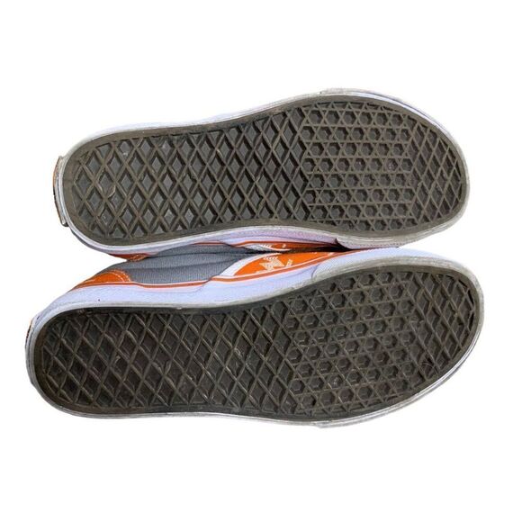 Whataburger Slip On Sneakers Casual Shoes 5 Orange Canvas Fast Food Flying W - Picture 8 of 9